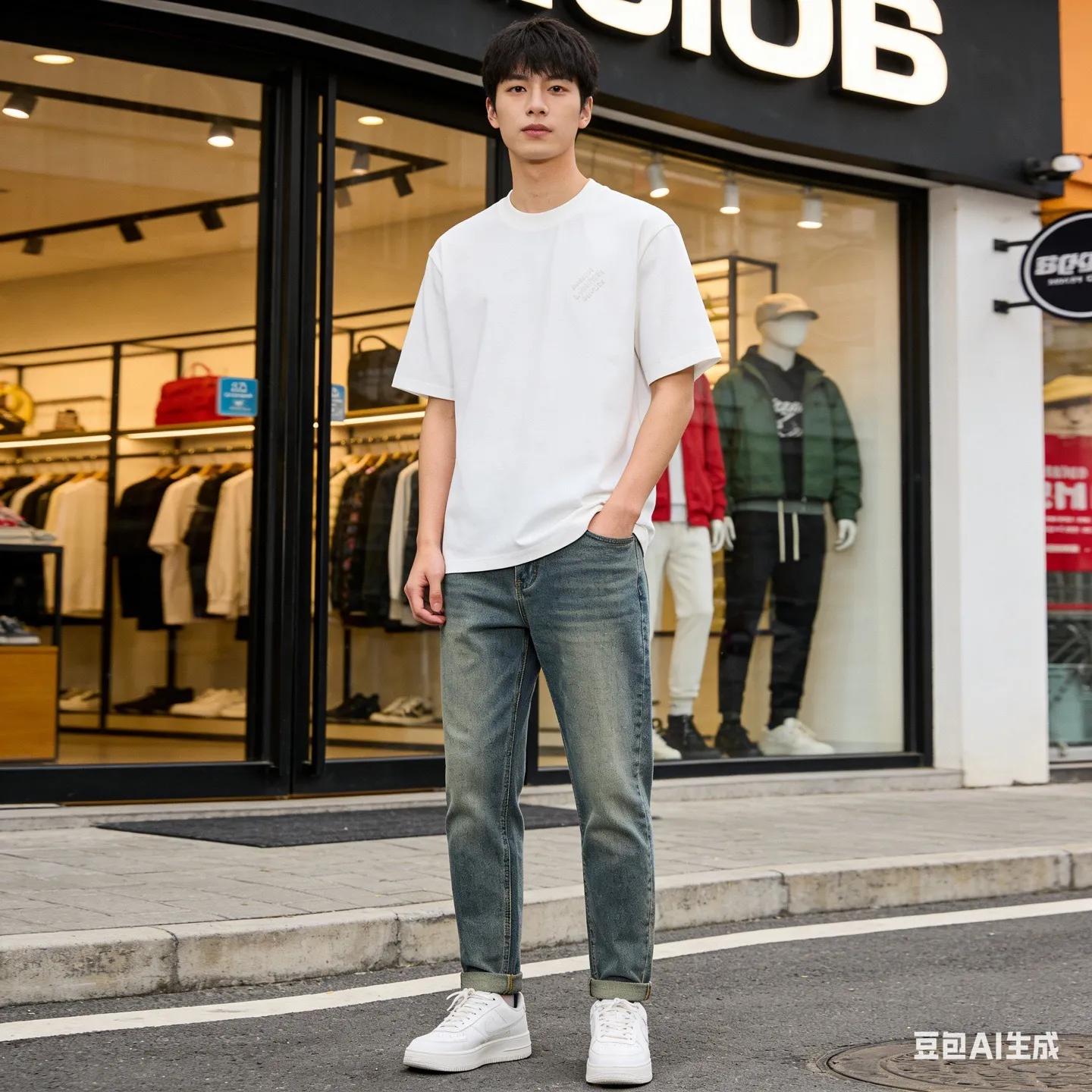 Louis Vuitton/Louis Vuitton short sleeves with signature embroidery on the chest